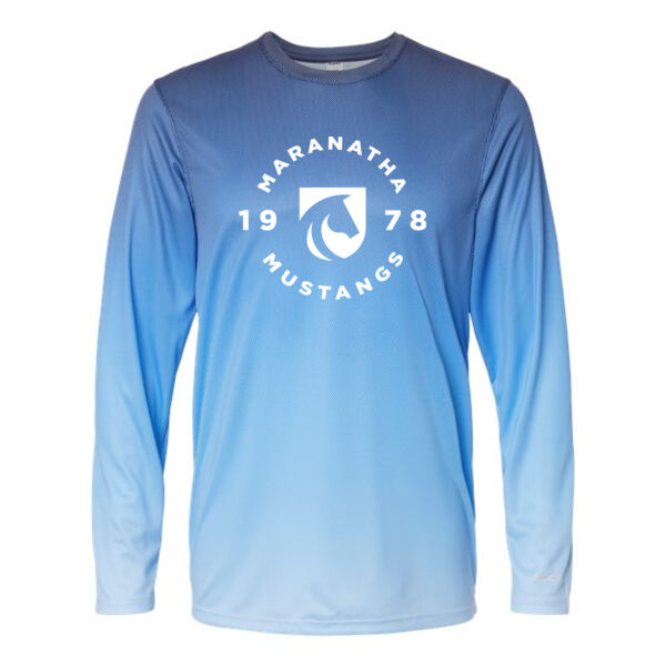 **CLOSEOUT ITEM** Barbados Performance Pin Dot Long Sleeve T-Shirt - Printed Logo Thumbnail