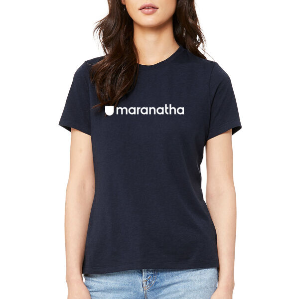 **CLOSEOUT ITEM** Women’s Relaxed Fit Triblend Tee - Printed Logo Thumbnail