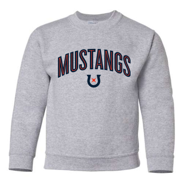 **CLOSEOUT ITEM** Heavy Blend Youth Crewneck Sweatshirt - Printed Logo Thumbnail