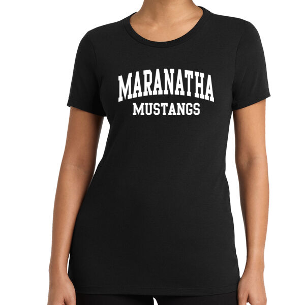 **CLOSEOUT ITEM** Women's Tri Blend Tee - Printed Logo Thumbnail