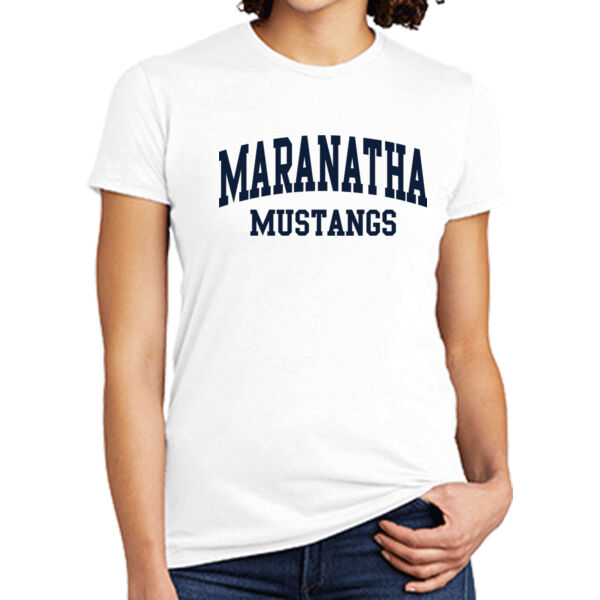 **CLOSEOUT ITEM** Women's Tri Blend Tee - Printed Logo Thumbnail