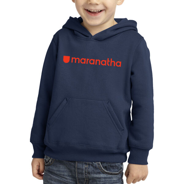 **CLOSEOUT ITEM** Toddler Pullover Hooded Sweatshirt - Printed Logo Thumbnail