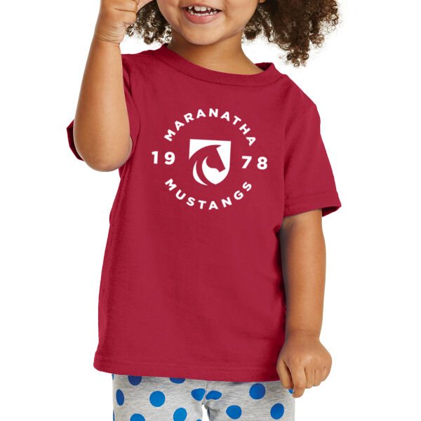 **CLOSEOUT ITEM** Toddler Core Cotton Tee - Printed Logo Thumbnail