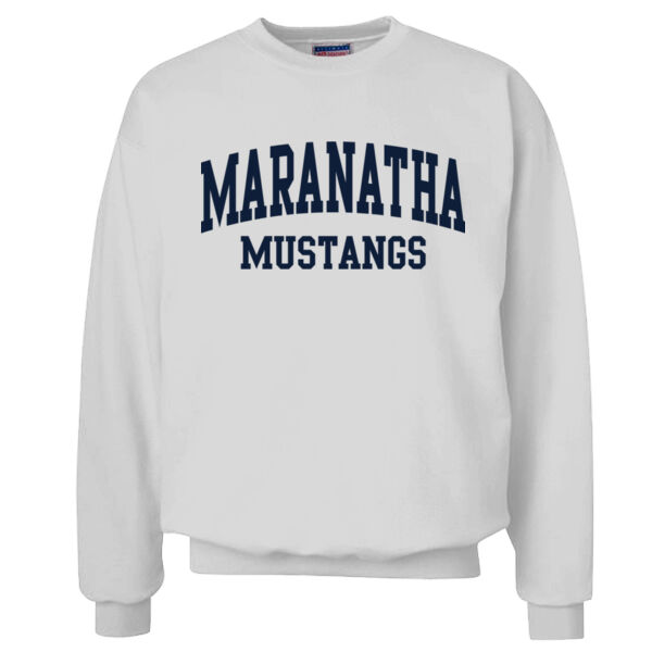 **CLOSEOUT ITEM** Ultimate Cotton® Crewneck Sweatshirt - Applique Logo Thumbnail