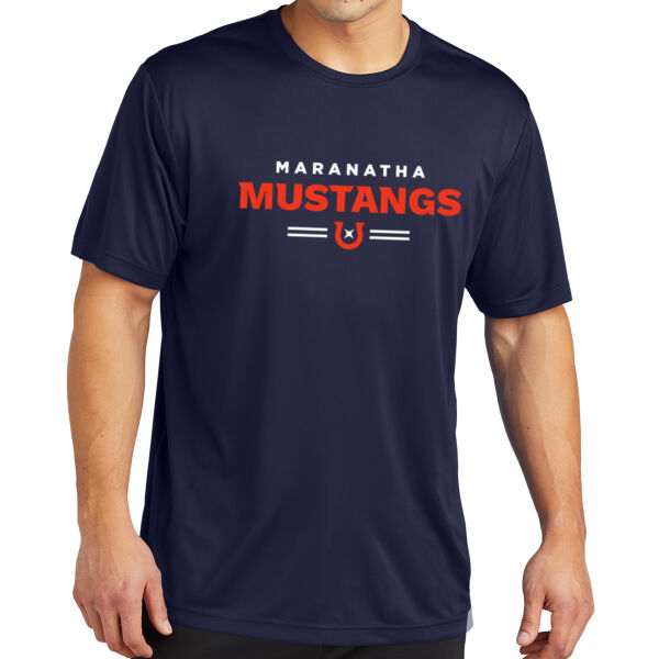 **CLOSEOUT ITEM** PosiCharge ® Re Compete Tee - Printed Logo Thumbnail