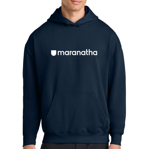 **CLOSEOUT ITEM** Unisex Cooper Dry Hooded Sweatshirt - Printed Logo Thumbnail