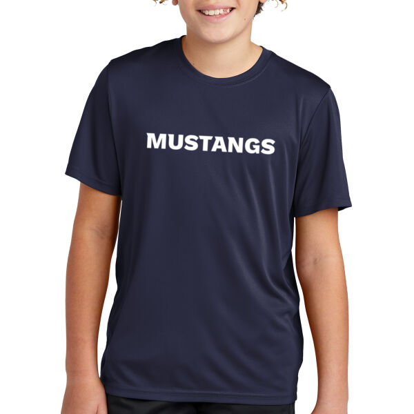 **CLOSEOUT ITEM** Youth PosiCharge ® Re Compete Tee - Printed Logo Thumbnail