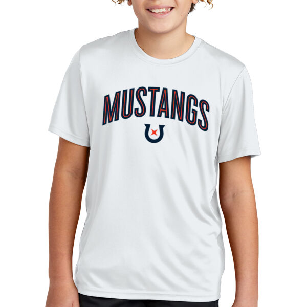 **CLOSEOUT ITEM** Youth PosiCharge ® Re Compete Tee - Printed Logo Thumbnail