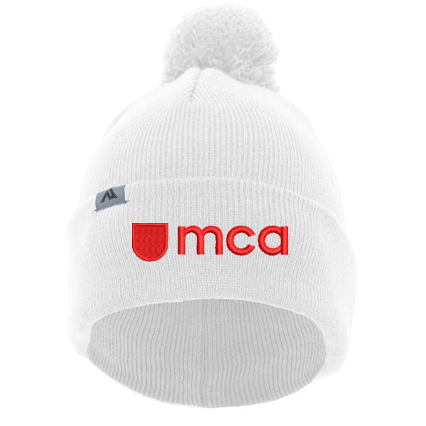 Pacific Headwear - Knit Fold Over Pom-Pom Beanie - Embroidered Logo Thumbnail