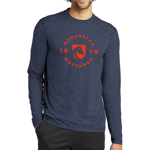 Sport-Tek® Exchange 1.5 Long Sleeve Crew - Printed Logo Thumbnail