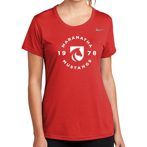 Nike Ladies Legend Tee - Printed Logo Thumbnail