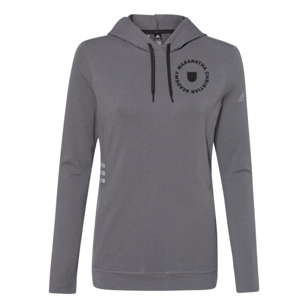 Adidas - Women's Lightweight Hooded Sweatshirt - Embroidered Logo Thumbnail