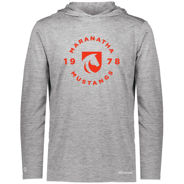 Holloway - Electrify Coolcore Hooded Long Sleeve Tee - Printed Logo Thumbnail