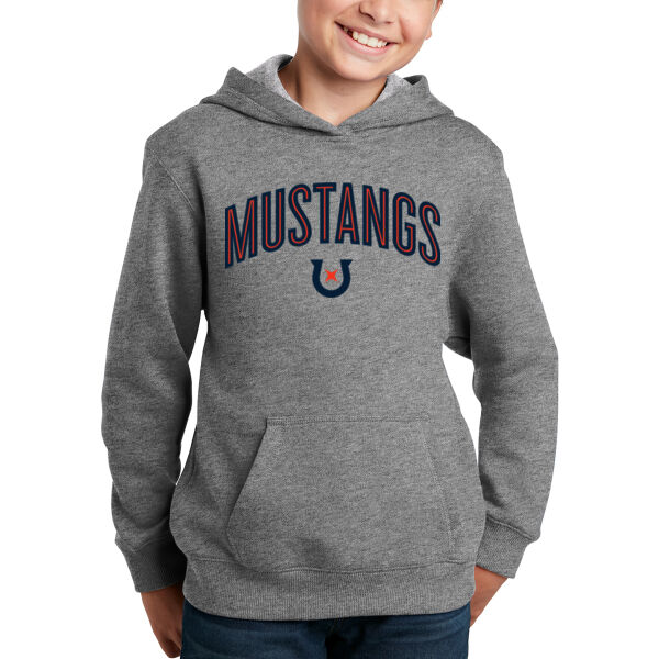 Sport-Tek® Youth Pullover Hooded Sweatshirt - Applique Logo Thumbnail