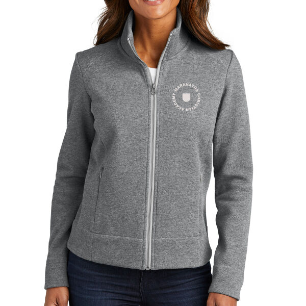 Port Authority® Ladies Network Fleece Jacket - Embroidered Logo Thumbnail