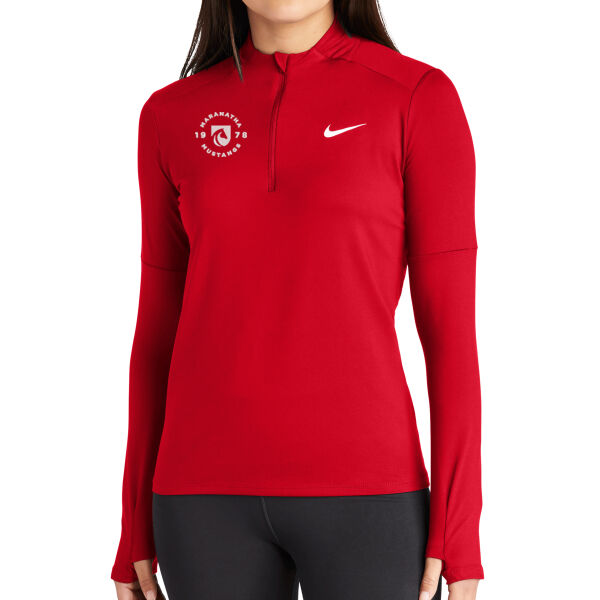 Nike Ladies Dri-FIT Element 1/2-Zip Top - Embroidered Logo Thumbnail