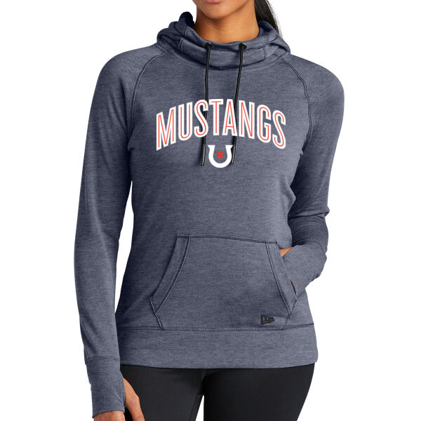 New Era® Ladies Tri-Blend Fleece Pullover Hoodie - Printed Logo Thumbnail