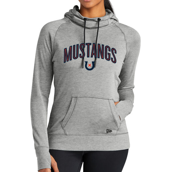 New Era® Ladies Tri-Blend Fleece Pullover Hoodie - Printed Logo Thumbnail