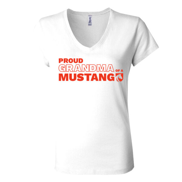 Bella s& Canvas Women's V-Neck Tee - Printed Logo Thumbnail