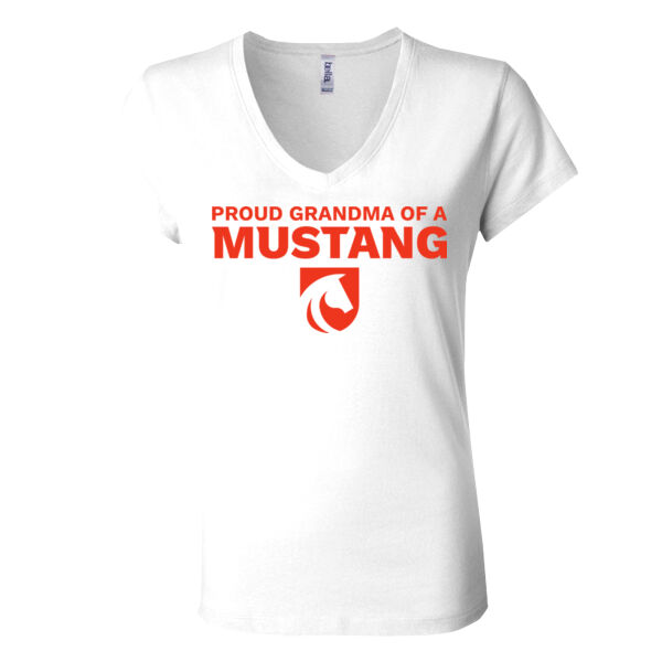 Bella s& Canvas Women's V-Neck Tee - Printed Logo Thumbnail