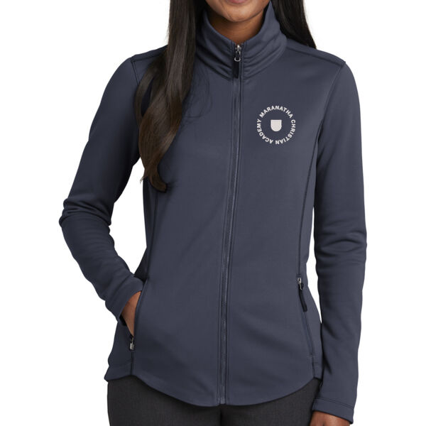 Port Authority Ladies Collective Smooth Fleece Jacket - Embroidered Logo Thumbnail