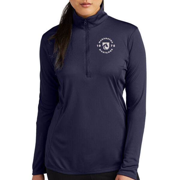 Sport-Tek Ladies PosiCharge Competitor 1/4 Zip Pullover - Embroidered Logo Thumbnail