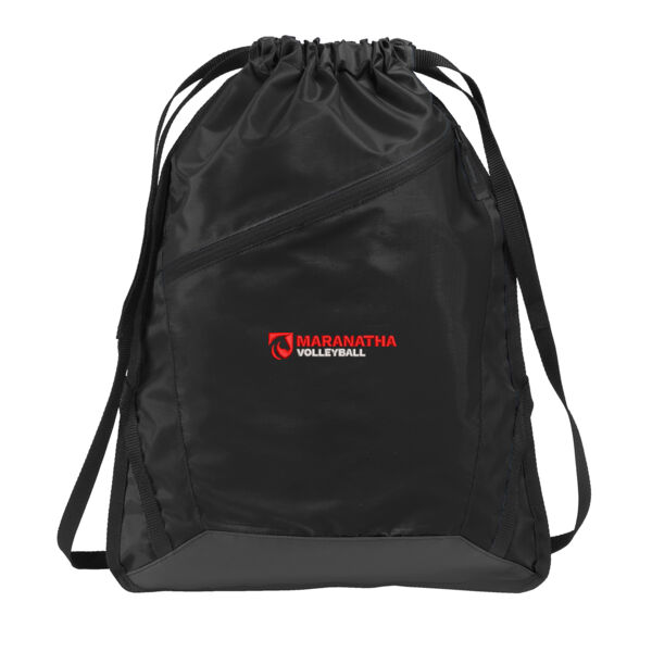 Port Authority® Zip-It Cinch Pack - Embroidered Logo Thumbnail
