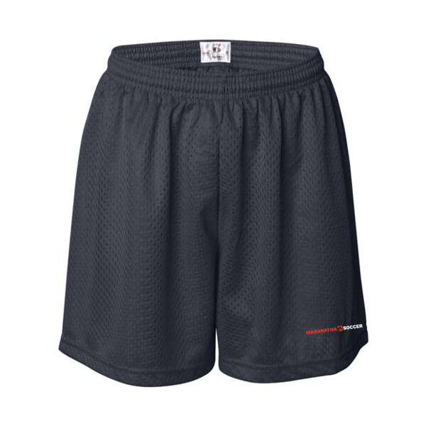 Badger - Women's Pro Mesh 5" Shorts with Solid Liner - Printed Logo Thumbnail