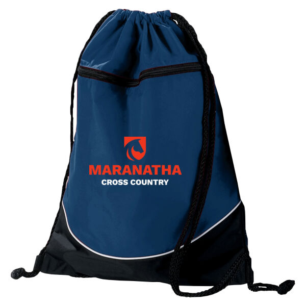 Augusta Sportswear - Tri-Color Drawstring Backpack - Printed Logo Thumbnail
