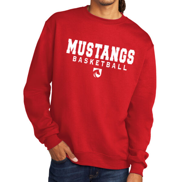 Champion® Powerblend® Crewneck Sweatshirt - Applique Logo Thumbnail