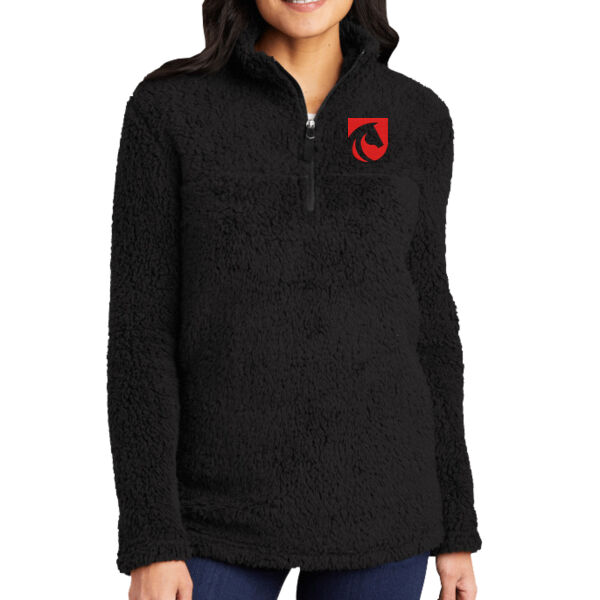 Port Authority® Ladies Cozy 1/4-Zip Fleece - Embroidered Logo Thumbnail