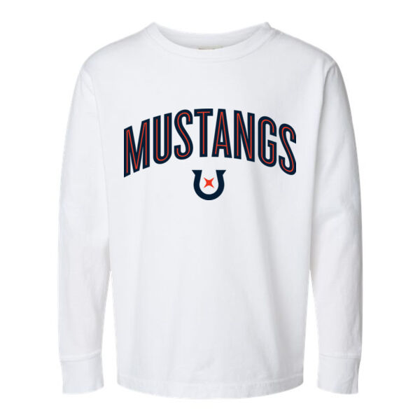 ComfortWash by Hanes - Garment-Dyed Youth Long Sleeve T-Shirt - Printed Logo Thumbnail