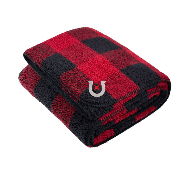 Port Authority® Double-Sided Sherpa/Plush Blanket - Embroidered Logo Thumbnail