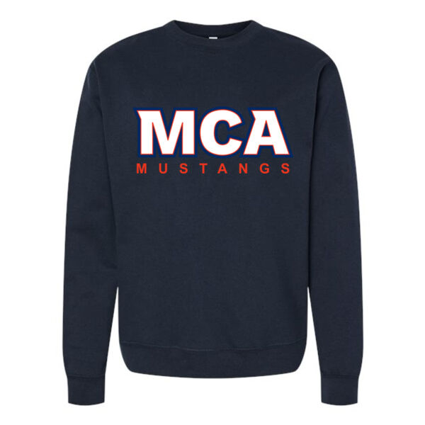 Independent Trading Co. Midweight Crewneck Sweatshirt - Applique Logo Thumbnail