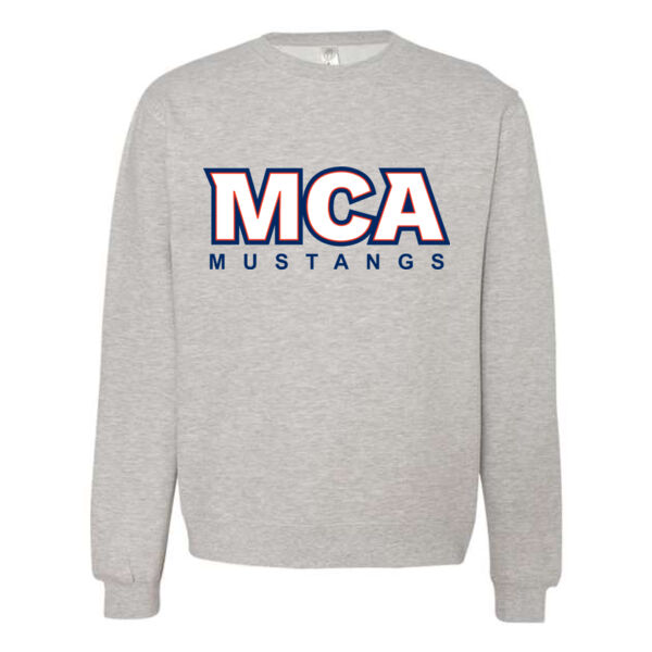 Independent Trading Co. Midweight Crewneck Sweatshirt - Applique Logo Thumbnail