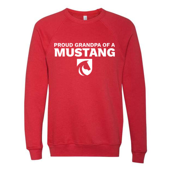 Bella & Canvas Sponge Fleece Raglan Crewneck Sweatshirt - Printed Logo Thumbnail