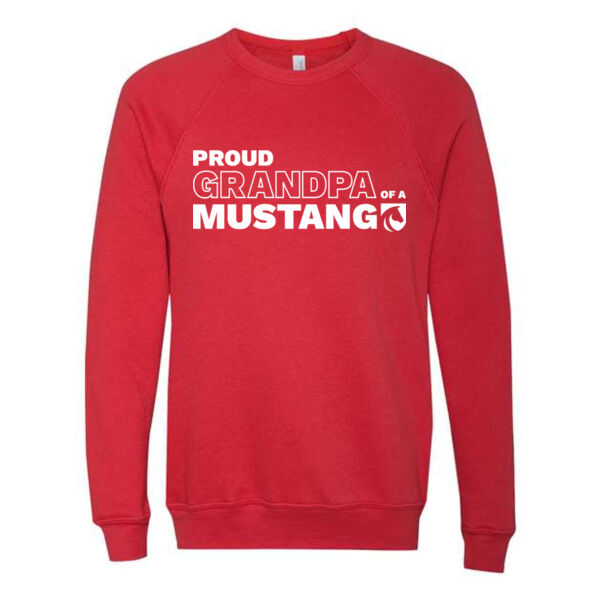 Bella & Canvas Sponge Fleece Raglan Crewneck Sweatshirt - Printed Logo Thumbnail