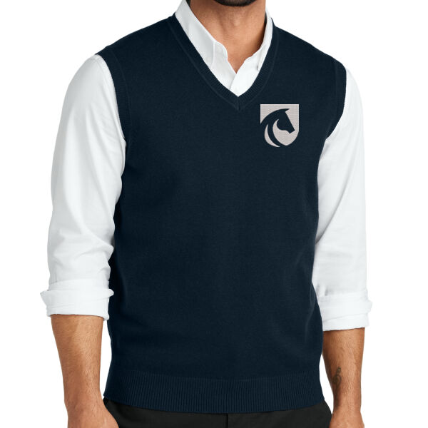 Port Authority Easy Care Sweater Vest - Embroidered Logo Thumbnail