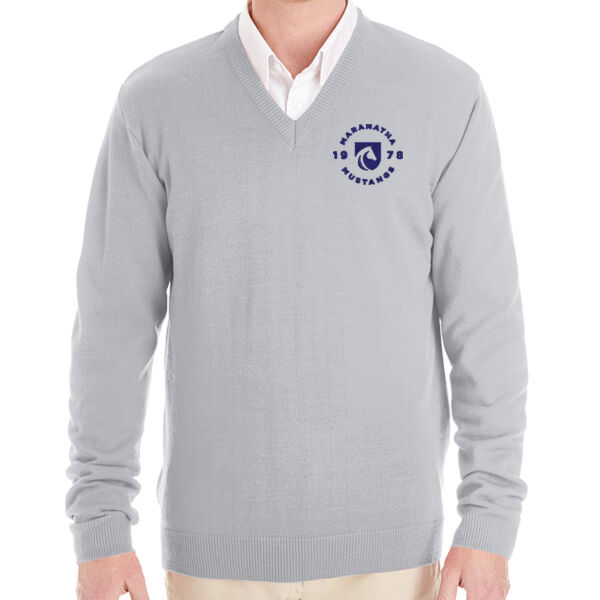 Harriton Pilbloc V-Neck Sweater - Embroidered Logo Thumbnail