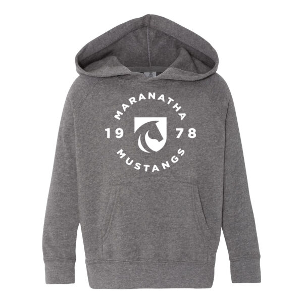 Toddler Special Blend Hooded Raglan Sweatshirt - Printed Logo Thumbnail