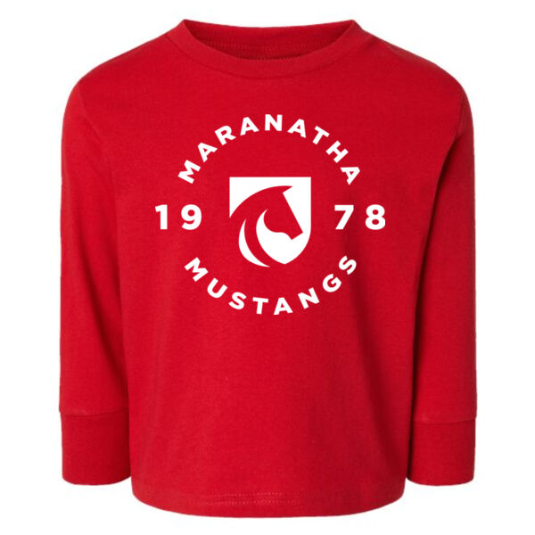 Rabbit Skins Toddler Cotton Jersey Long Sleeve Tee - Printed Logo Thumbnail