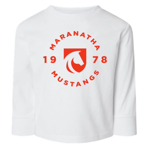 Rabbit Skins Toddler Cotton Jersey Long Sleeve Tee - Printed Logo Thumbnail