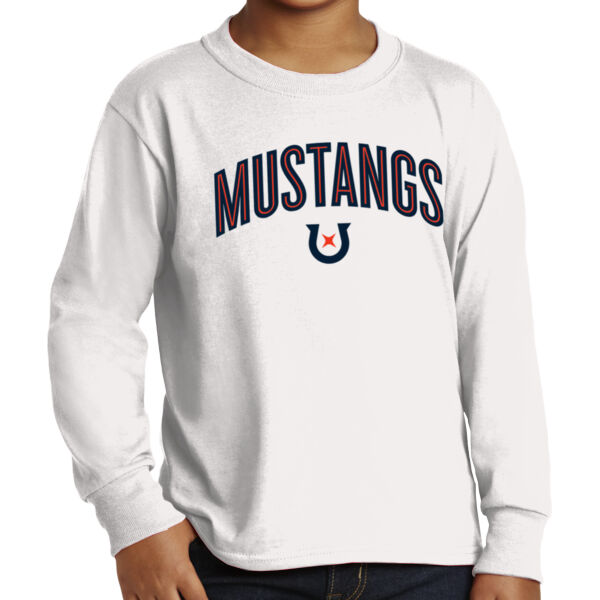 Jerzees® Youth Dri-Power® 50/50 Cotton/Poly Long Sleeve T-Shirt - Printed Logo Thumbnail