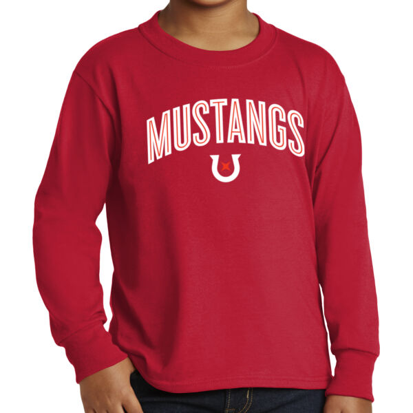 Jerzees® Youth Dri-Power® 50/50 Cotton/Poly Long Sleeve T-Shirt - Printed Logo Thumbnail