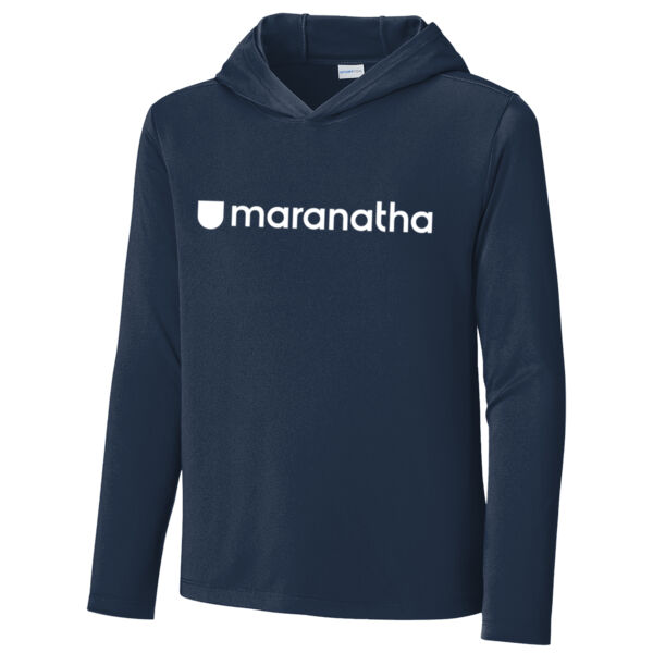 Sport-Tek® Youth Posi-UV® Pro Long Sleeve Hoodie - Printed Logo Thumbnail