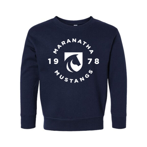 Toddler Fleece Crewneck Sweatshirt - Printed Logo Thumbnail