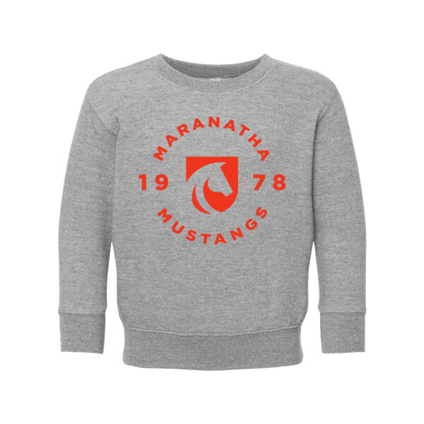Toddler Fleece Crewneck Sweatshirt - Printed Logo Thumbnail