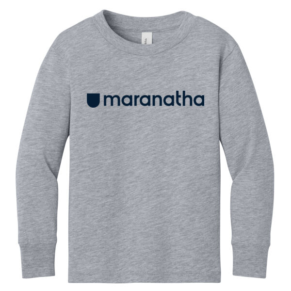 BELLA+CANVAS® Toddler Jersey Long Sleeve Tee - Printed Logo Thumbnail