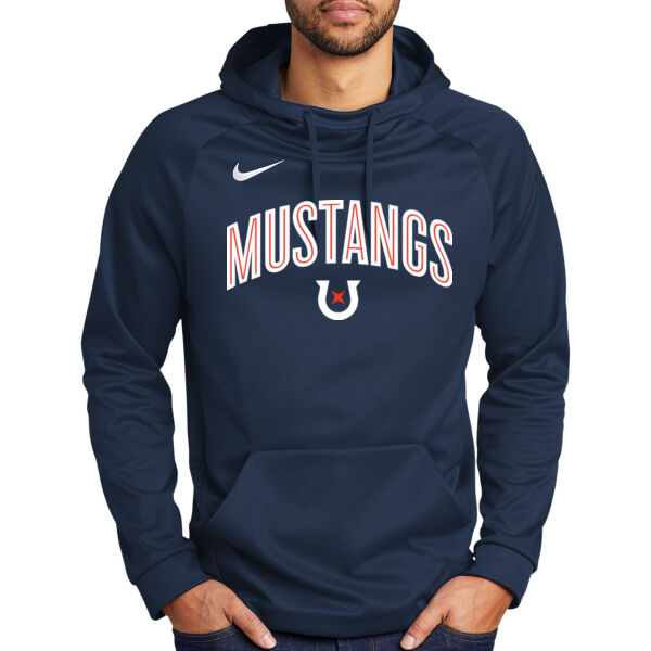 **CLOSEOUT ITEM** Nike Therma-FIT Pullover Fleece Hoodie - Printed Logo Thumbnail