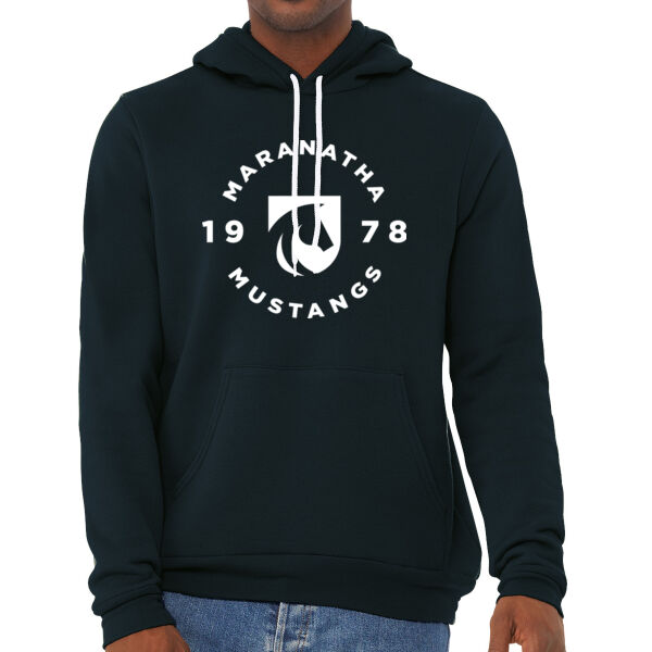 BELLA + CANVAS Unisex Sponge Fleece Pullover Hoodie - Printed Logo Thumbnail